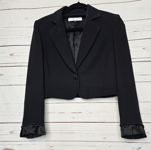 Tahari Jackets & Blazers - Tahari Arthur S. Levine Bolero Jacket with Silk Sleeve Cuffs
